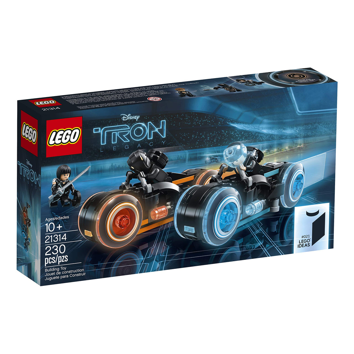 LEGO Ideas Tron Legacy Light Cycles 21314 Building Kit (230 Piece) (Like New, Open Box)