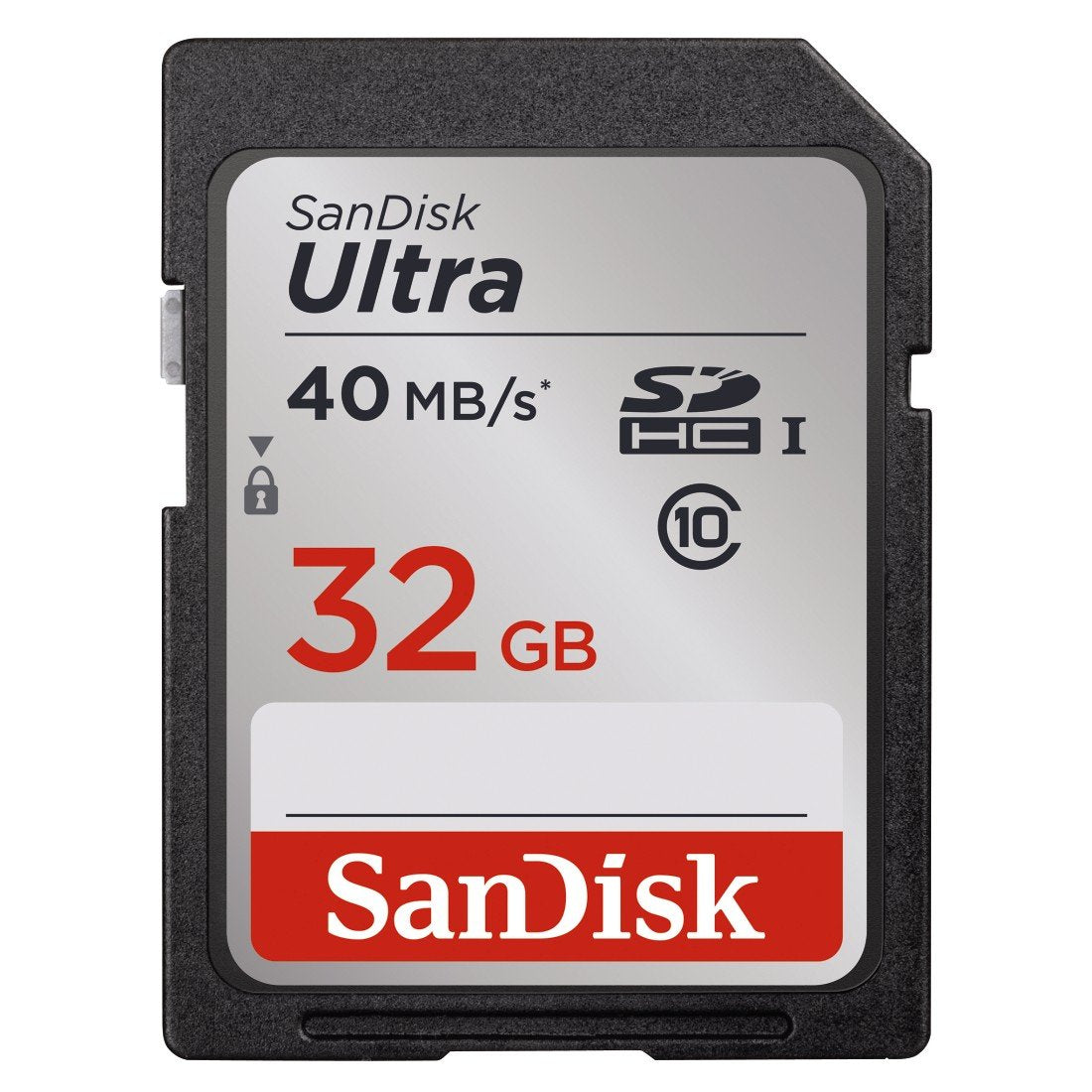 SanDisk Ultra 32GB Class 10 SDHC Memory Card Up to 40MB/s
