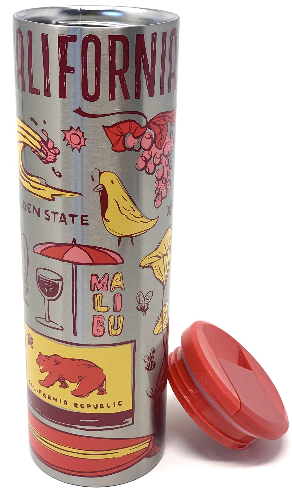 Starbucks California Vacuum Insulated Stainless Steel Traveler Tumbler, 16 Oz