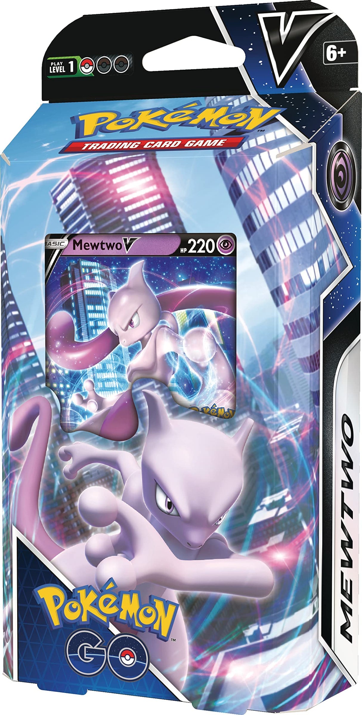 Pokémon TCG Pokémon GO Mewtwo V Battle Deck (60 Cards, Ready to Play)