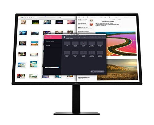 LG UltraFine 5K IPS LED Monitor for MacBook Pro, Black, 27" 27MD5KA (Certified Refurbished)