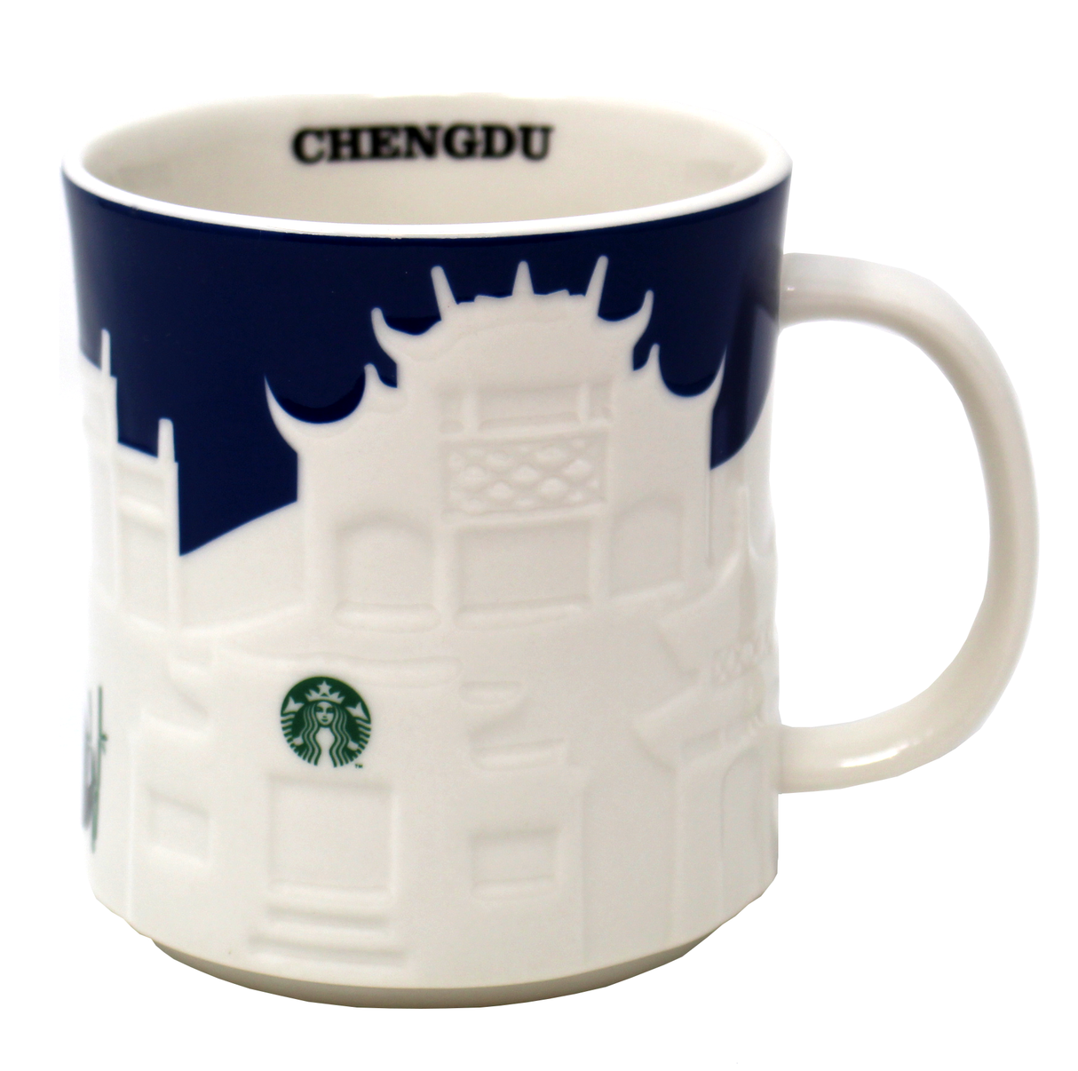 Starbucks Collector Relief Series Chengdu Ceramic Mug, 16 Oz