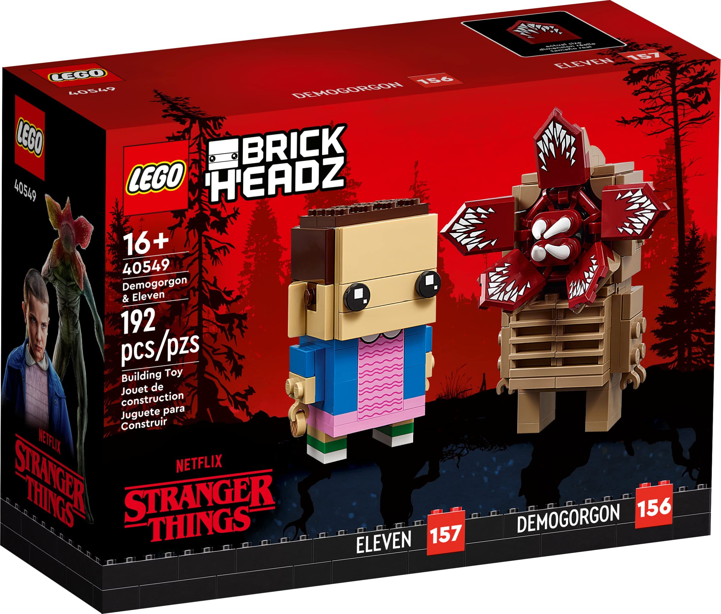 LEGO BrickHeadz Demogorgon and Once - Stranger Things