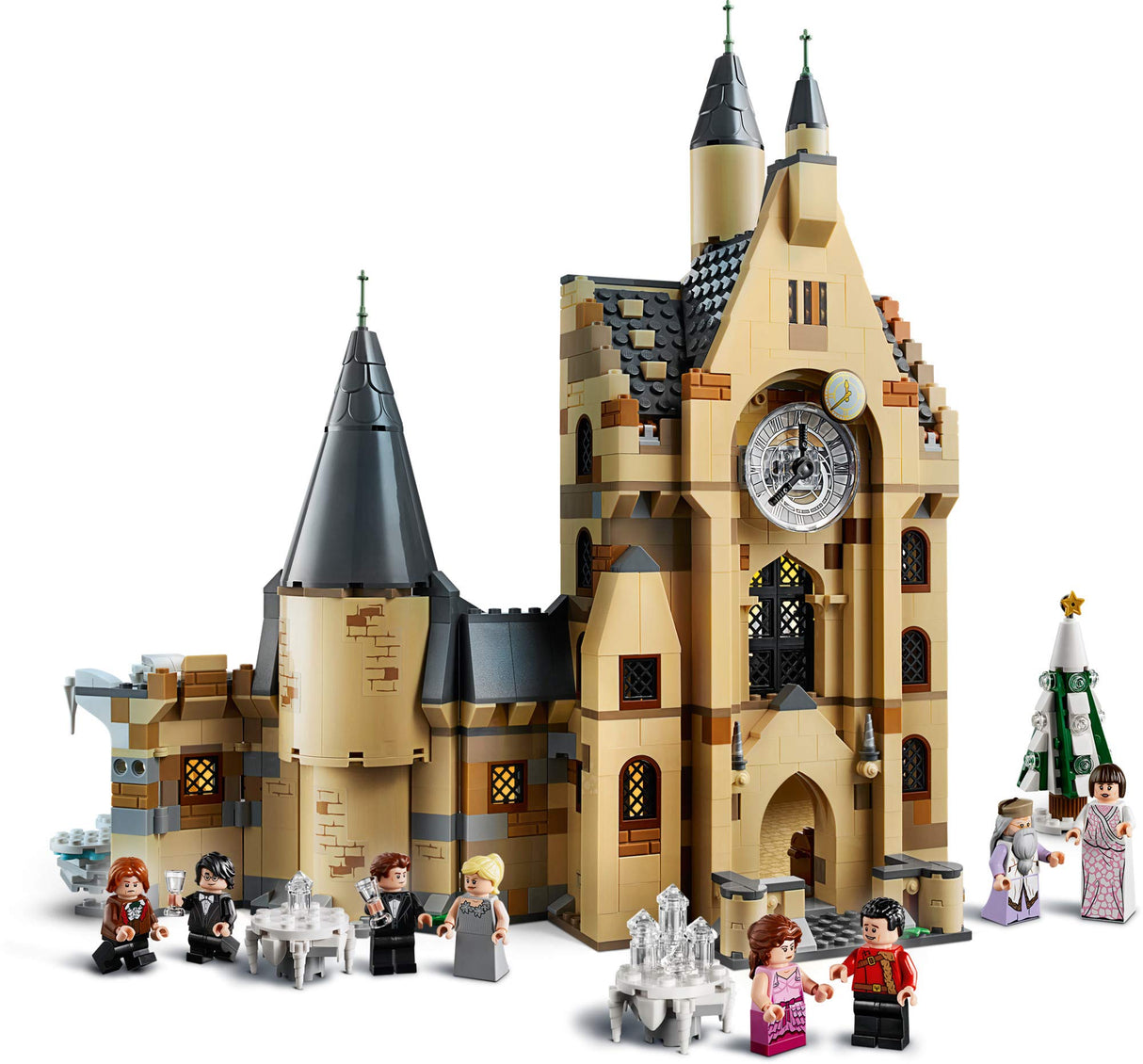 LEGO Harry Potter Hogwarts Clock Tower 75948 Build and Play Tower Set with Harry Potter Minifigures, Popular Harry Potter Gift and Playset with Ron Weasley, Hermione Granger and more (922 Pieces)