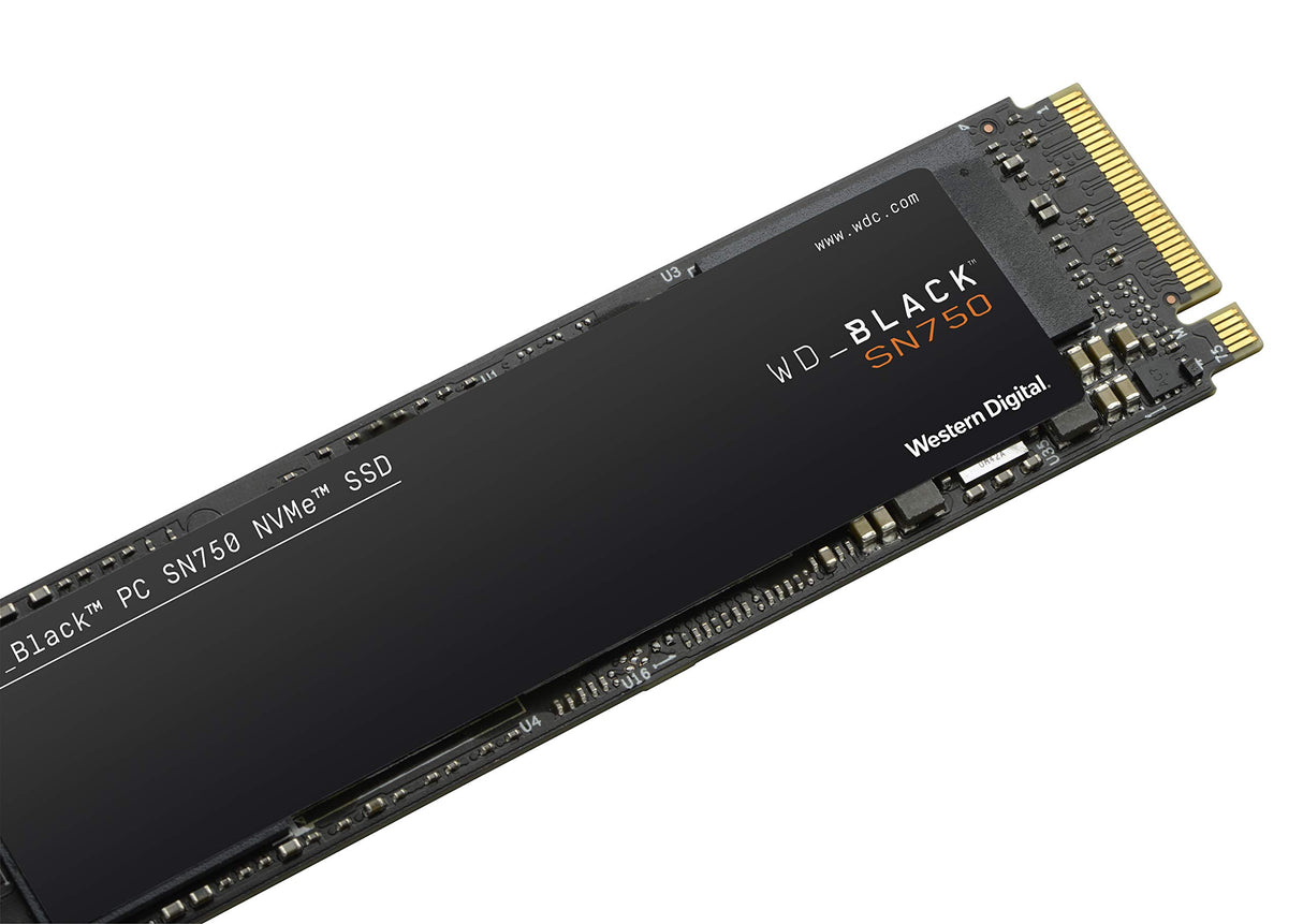 WD Black SN750 500GB NVMe Internal Gaming SSD - Gen3 PCIe, M.2 2280, 3D NAND - WDS500G3X0C (Open Box, Like New)