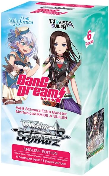 Weiss Schwarz Bang Dream! Morfonica × RAISE A SUILEN Extra Booster Box (6 Packs)