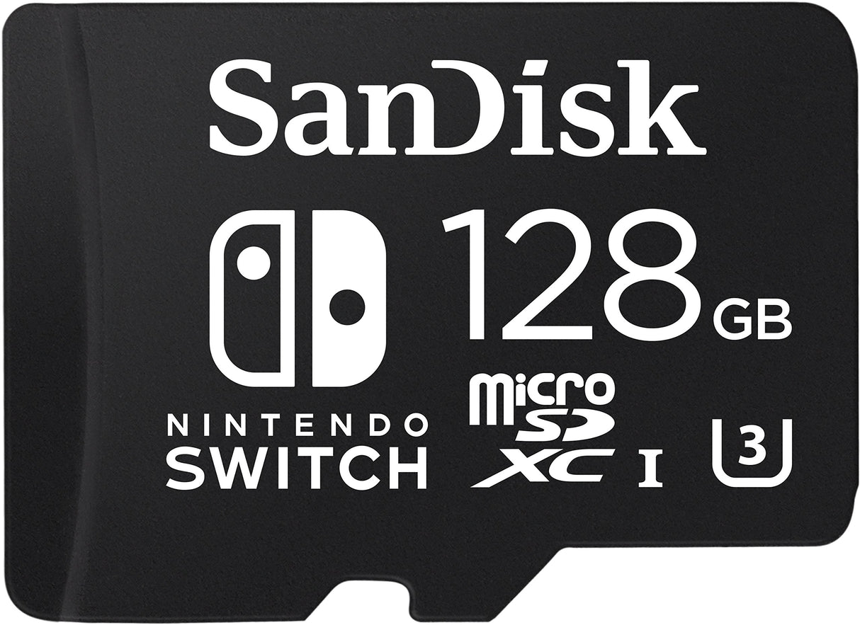 SanDisk 128GB microSDXC UHS-I card for Nintendo Switch - SDSQXAO-128G-GN6ZA