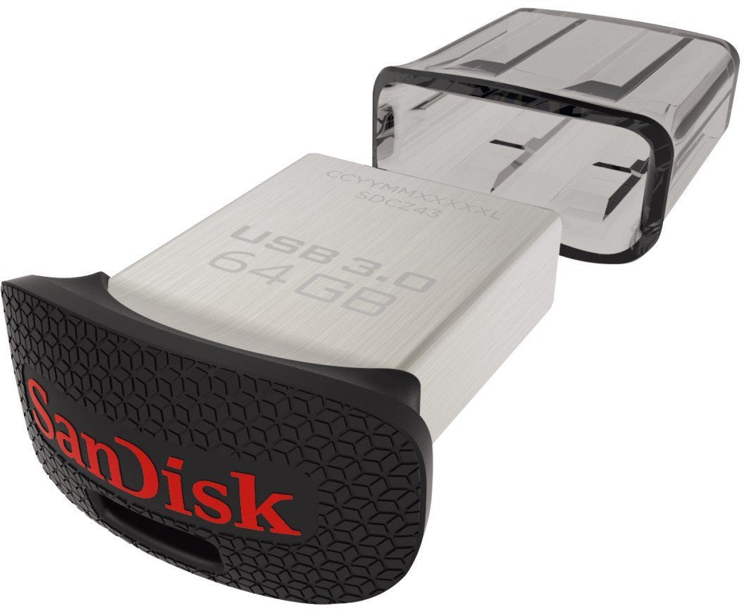 SanDisk ULTRA Fit CZ43 64GB USB 3.0 Low-Profile Flash Drive (SDCZ43-064G-G46)