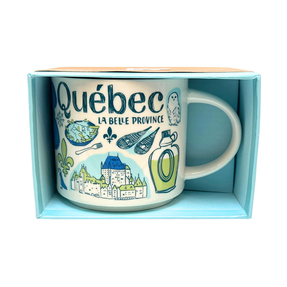 Starbucks Been There Series Quebec Ceramic Coffee Mug, 14 Oz