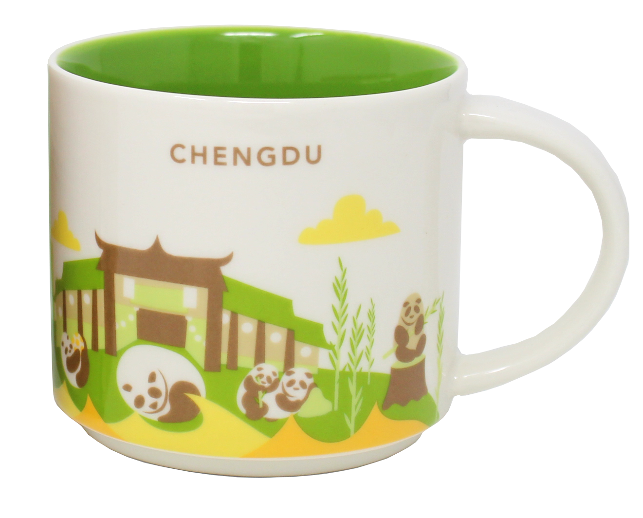 Starbucks You Are Here Series Chengdu Ceramic Mug, 14 Oz