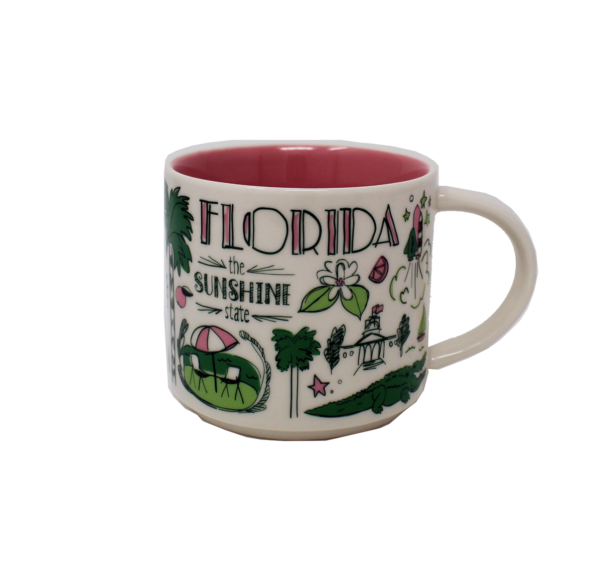 Starbucks Been There Series Florida Ceramic Mug, 14 Oz