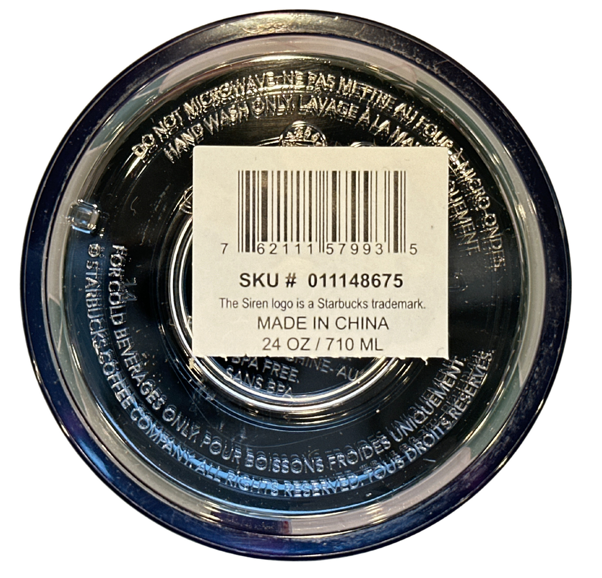 Starbucks Artist Collaboration Series Alison Bremner Winter 2024 Cold Tumbler with Straw, 24 Oz