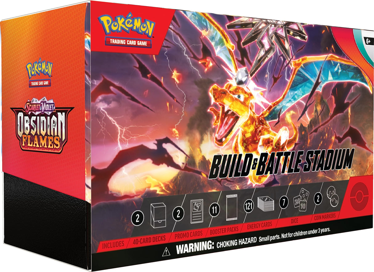 Pokemon Scarlet & Violet Obsidian Flames Build & Battle Stadium