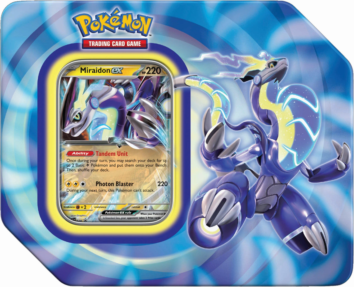 Pokemon Paldea Legends | Summer Tin | Miraidon