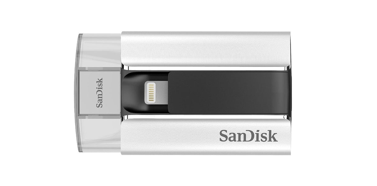 SanDisk iXpand 16GB USB 2.0 Mobile Flash Drive with Lightning connector For iPhones, iPads & Computers