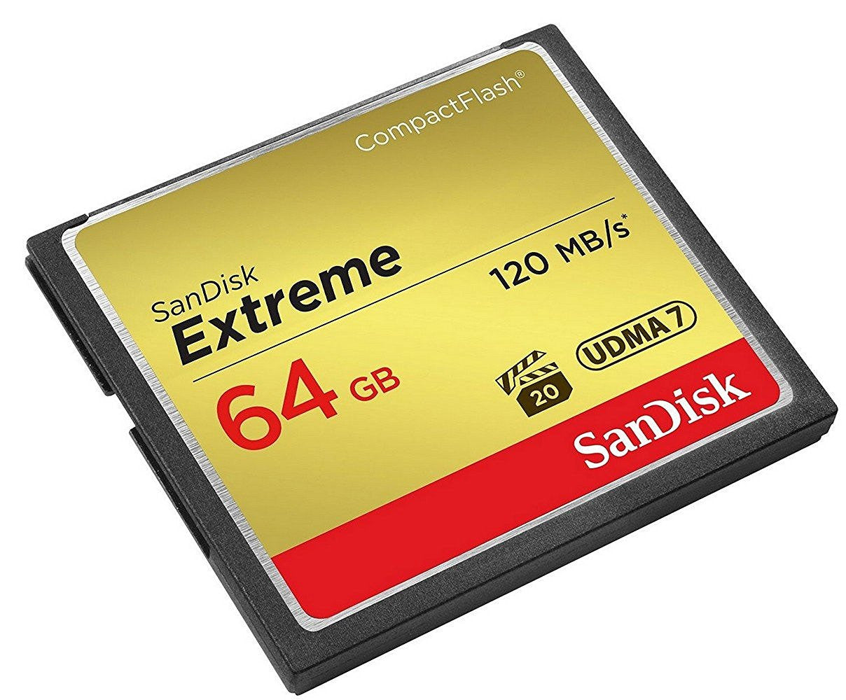 SanDisk Extreme 64GB CompactFlash CF Memory Card
