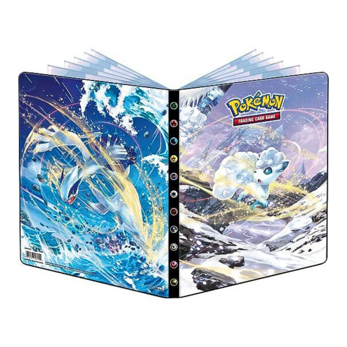 Ultra PRO - Pokemon Sword & Shield 9-Pocket Portfolio Featuring Lugia & Alolan Vulpix