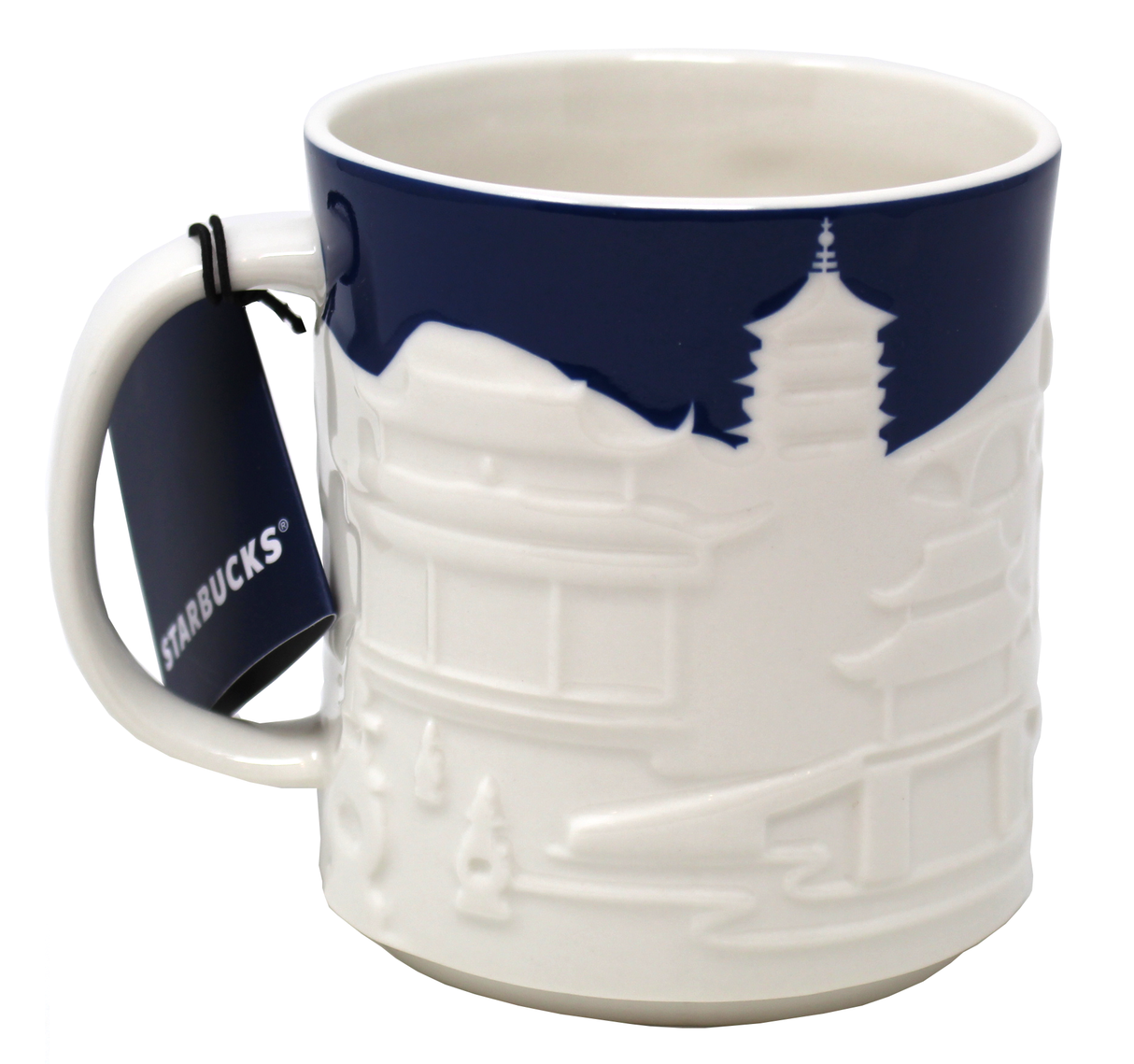 Starbucks Collector Relief Series Hangzhou Ceramic Mug, 16 Oz