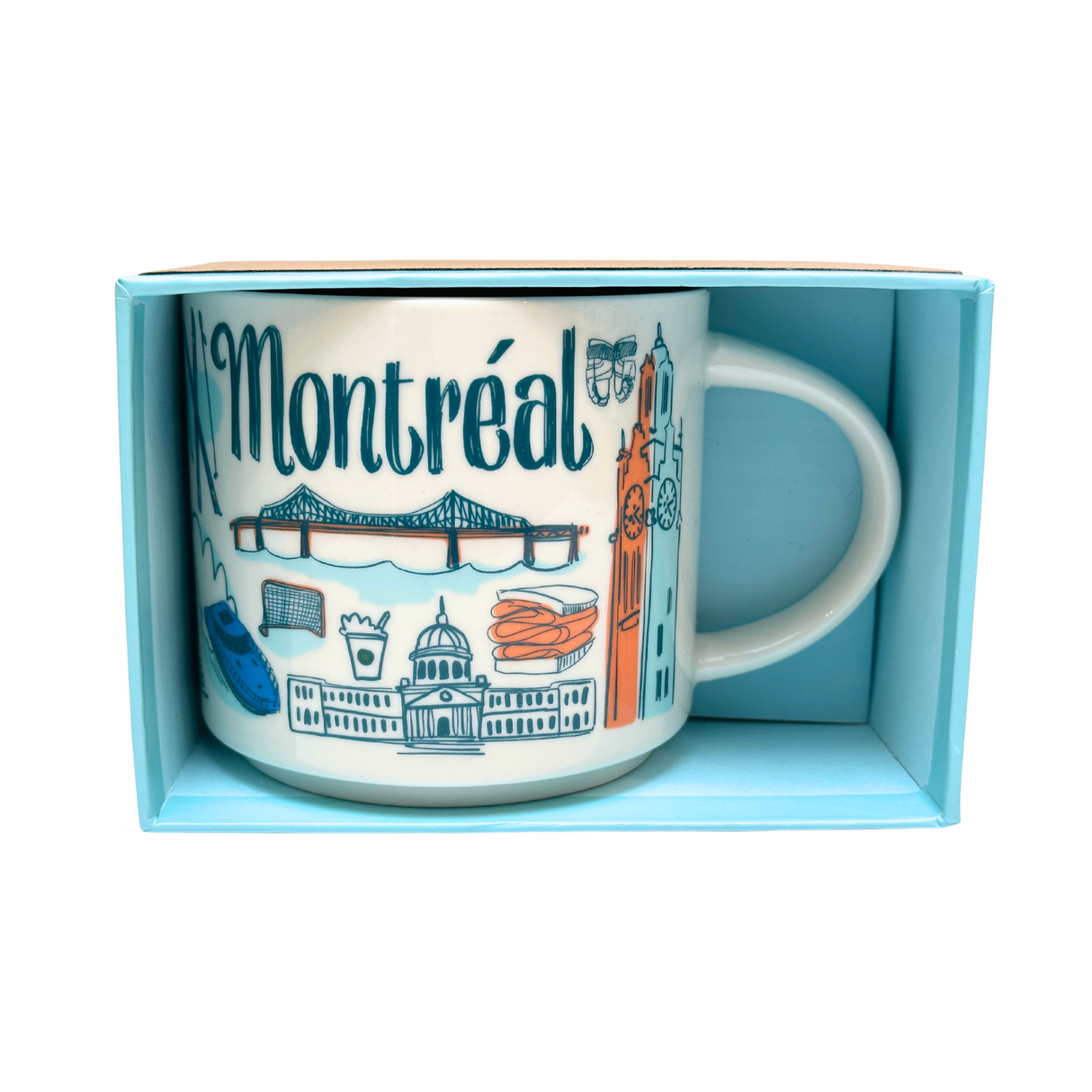 Starbucks Been There Series Montreal Canada Ceramic Coffee Mug, 14 Oz