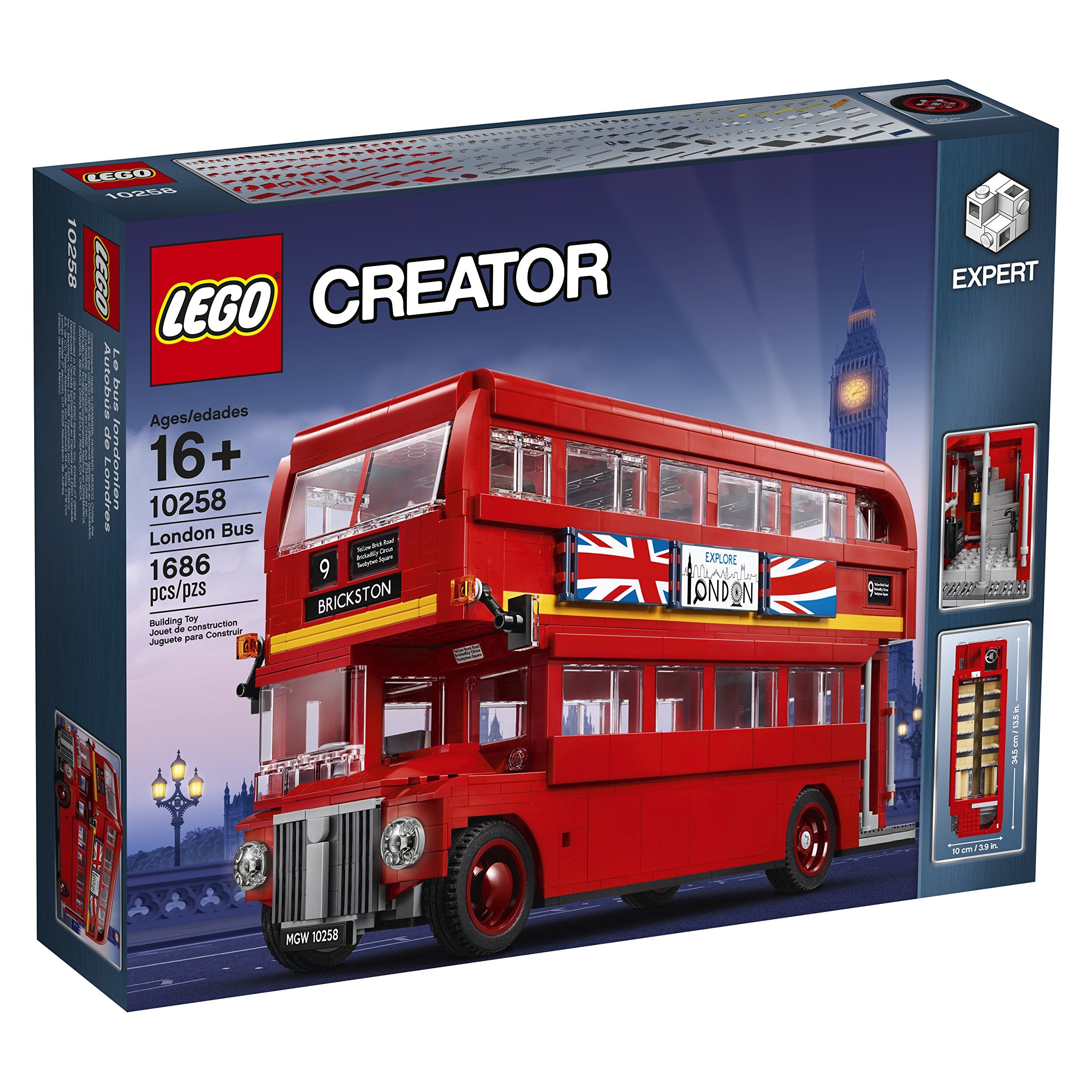 LEGO Creator Expert London Bus 10258 Building Kit (1686 Piece)