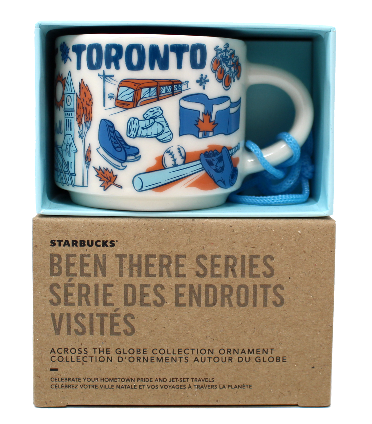 Starbucks Been There Series Toronto Ceramic Coffee Demitasse Ornament 2 Oz