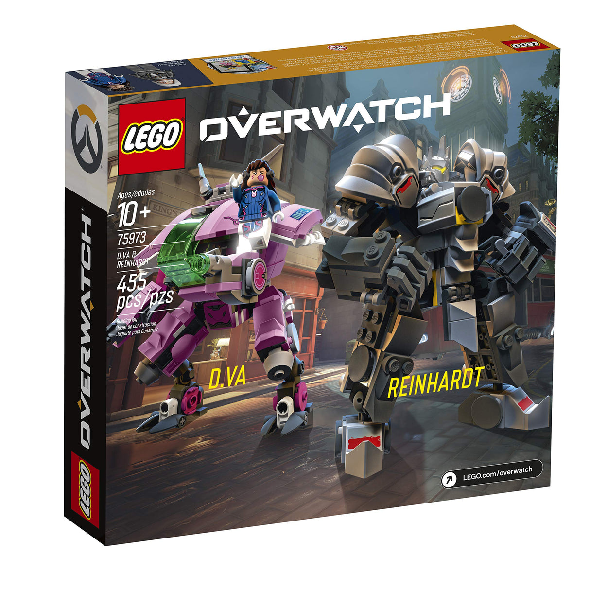 LEGO Overwatch D.Va & Reinhardt 75973 Building Kit (455 Piece)