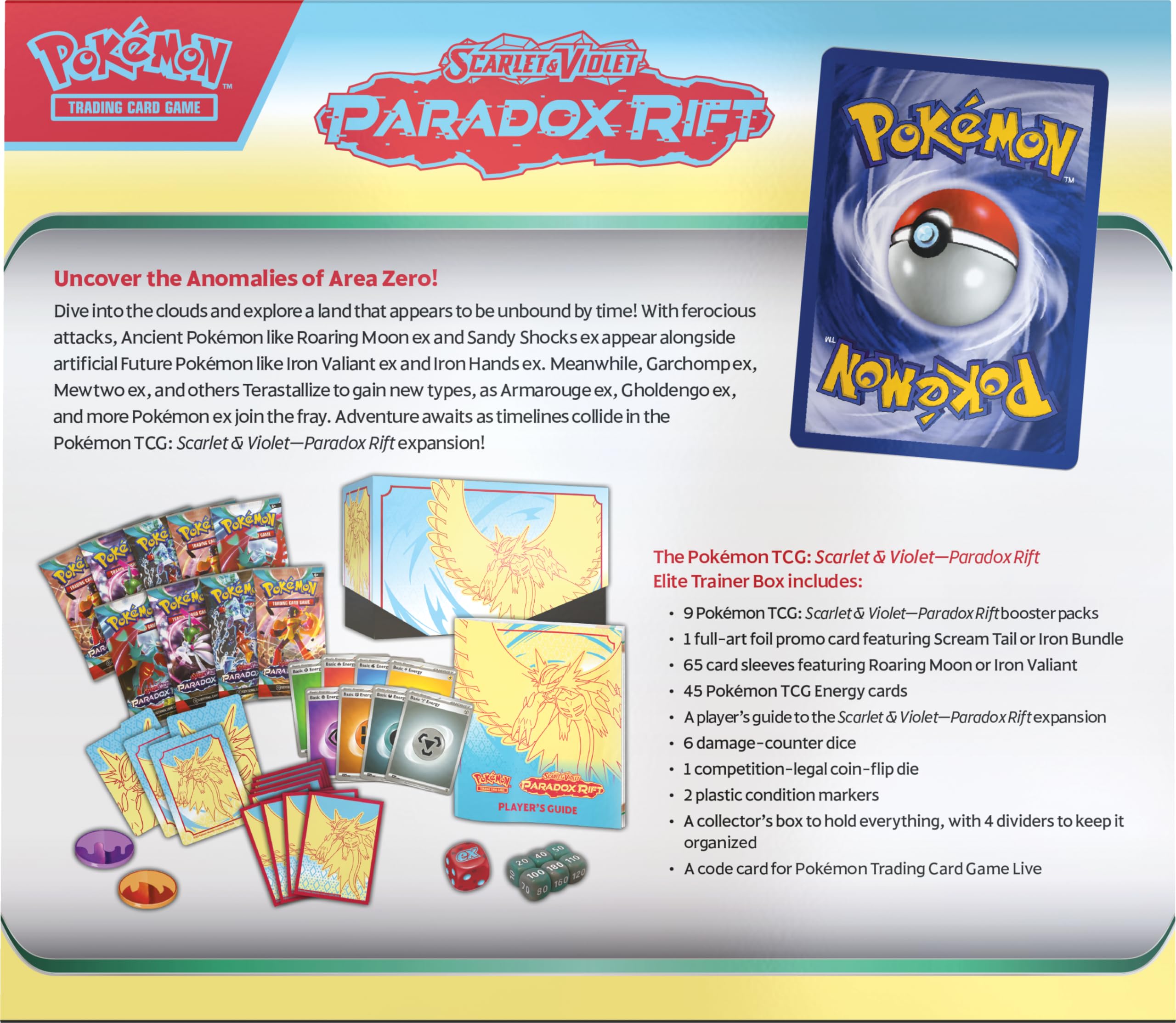 Pokemon Scarlet & Violet | Paradox Rift | Elite Trainer Box
