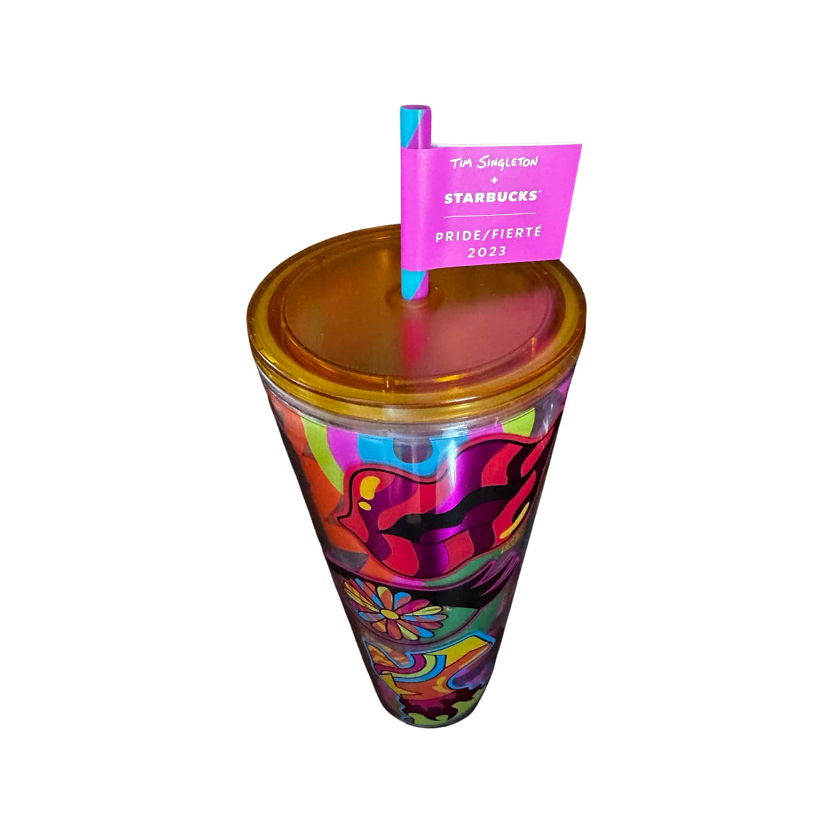 Starbucks Tim Singleton Pride 2023 Tumbler, 24 Oz