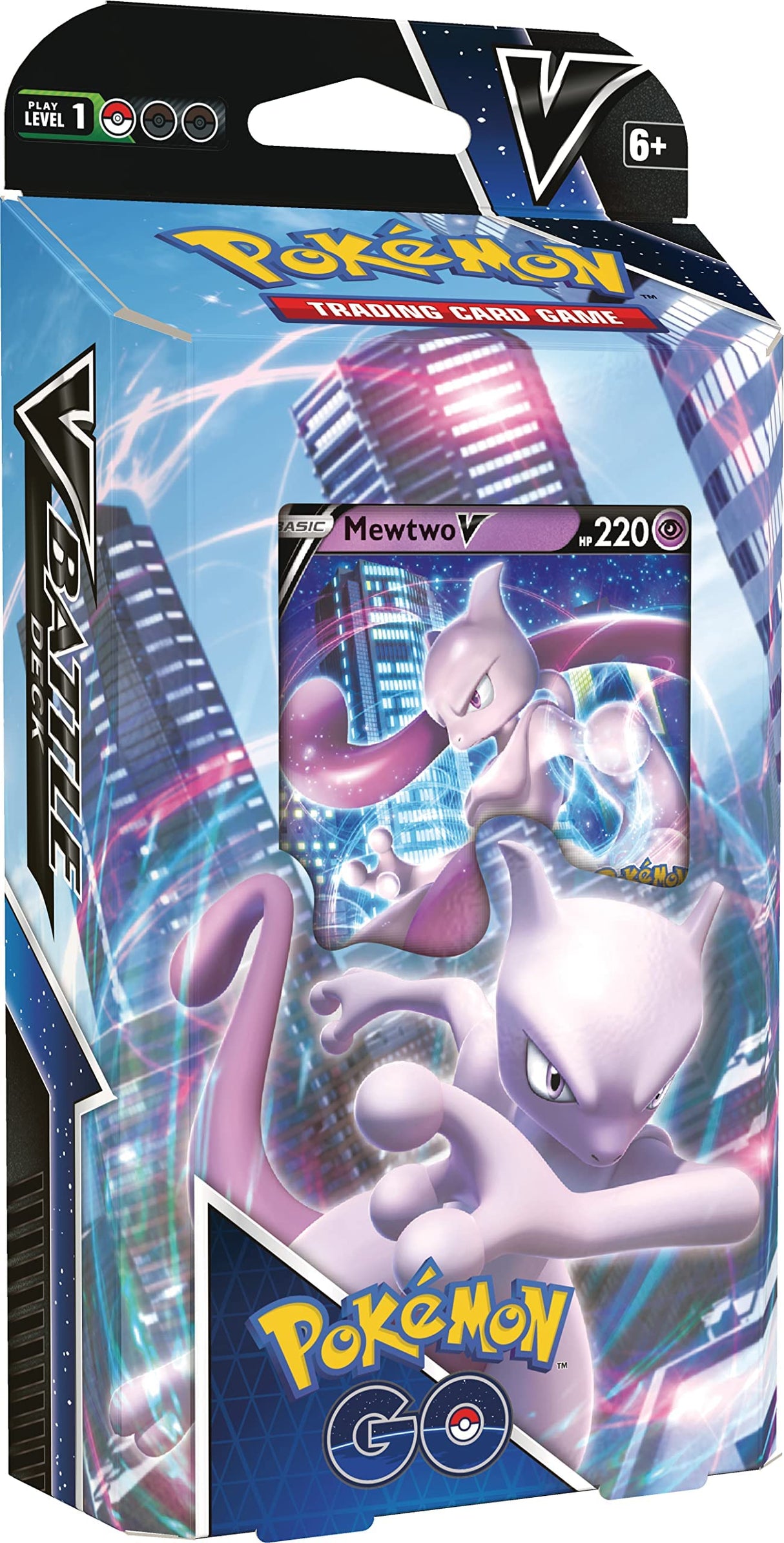 Pokémon TCG Pokémon GO Mewtwo V Battle Deck (60 Cards, Ready to Play)