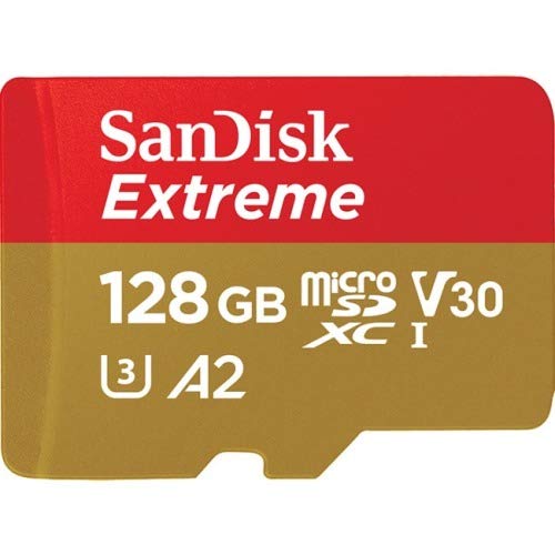SanDisk Extreme 128GB microSDXC 160MB/s, 90MB/s, Class 10, UHS, U3, V30, A2