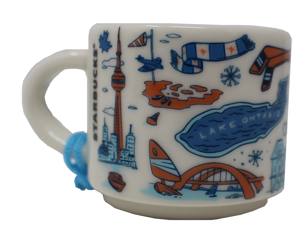 Starbucks Been There Series Toronto Ceramic Coffee Demitasse Ornament 2 Oz