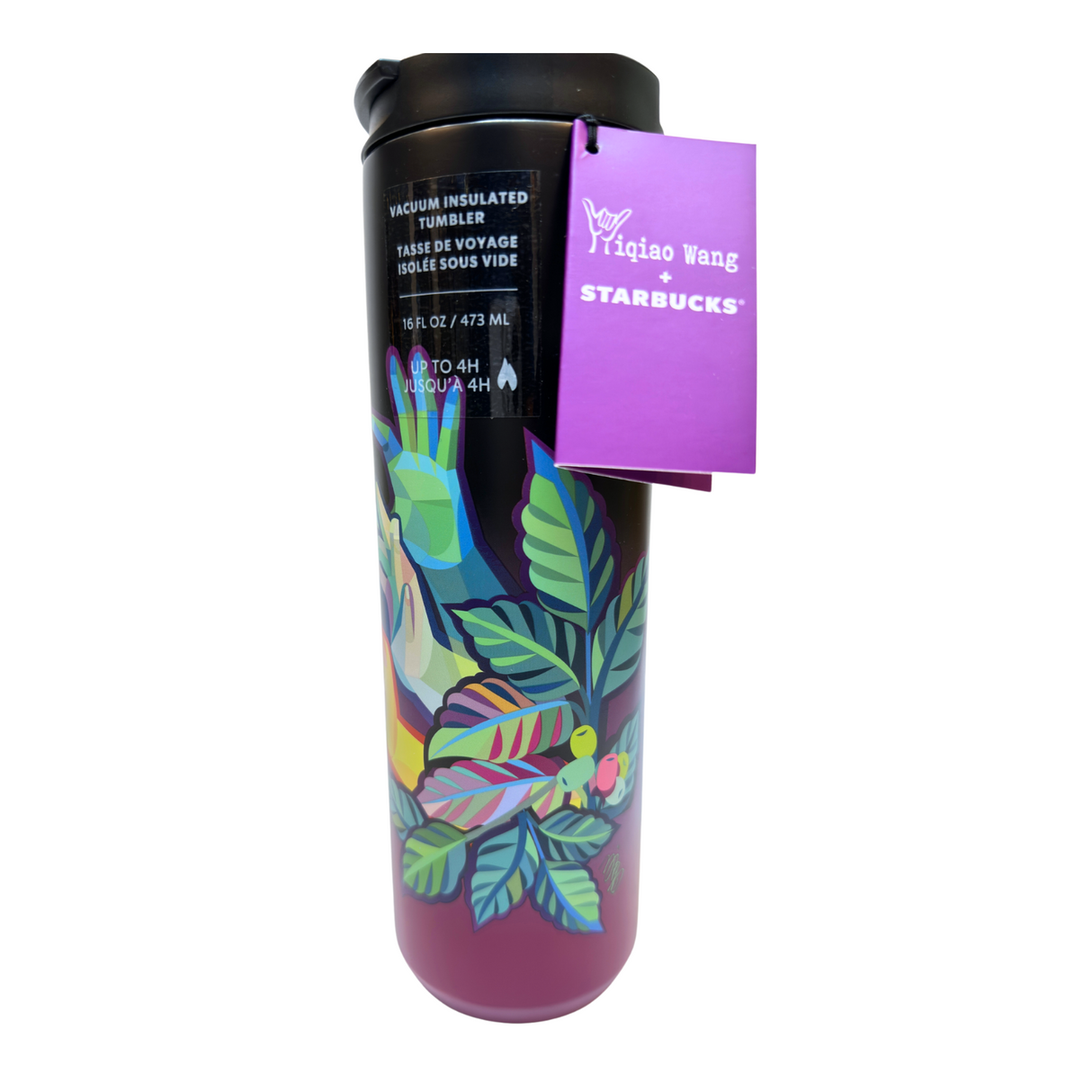 Starbucks Vacuum Insulated Stainless Steel Tumbler 16 Oz - American Sign Language ASL