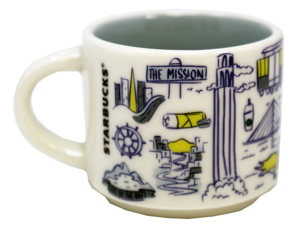 Starbucks Been There Series San Fransisco Ceramic Demitasse Ornament Mug, 2 Oz