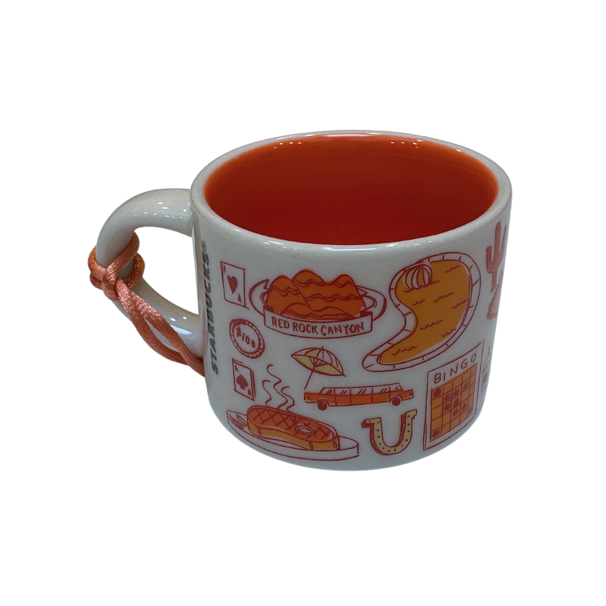 Starbucks Been There Series Las Vegas Espresso Cup Mug Ornament, 2 Oz