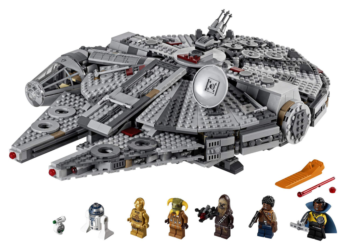 LEGO Star Wars: The Rise of Skywalker Millennium Falcon 75257 Starship Model Building Kit and Minifigures (1,351 Pieces)