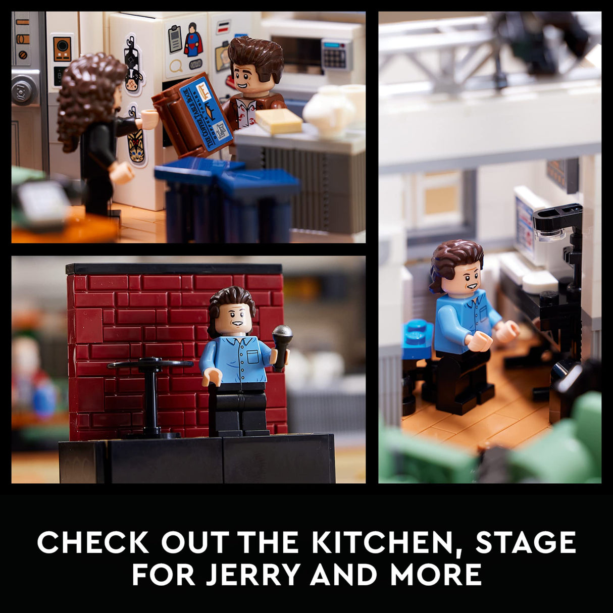 LEGO Ideas Seinfeld 21328 Building Kit; Collectible Display Model; Delightful 1990s Nostalgia Gift for Adults (1,326 Pieces) (Like New, Open Box)
