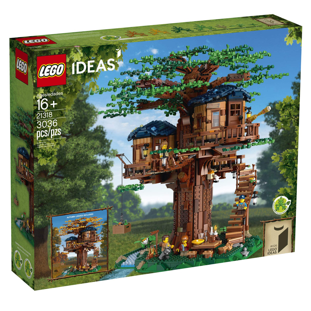 LEGO Ideas 21318 Tree House Building Kit (3,036 Pieces)