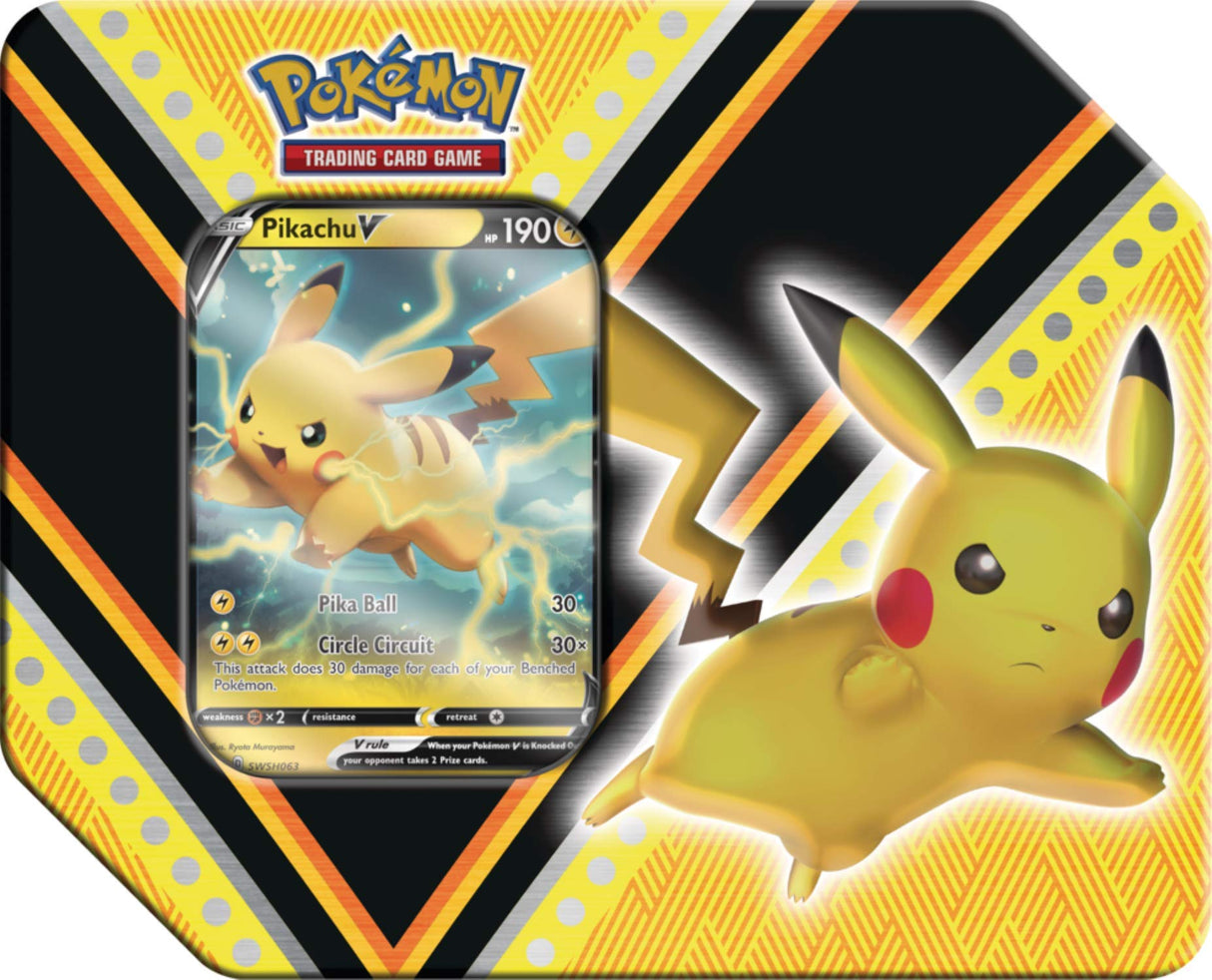 Pokemon V Powers Pikachu Tin, Multicolor