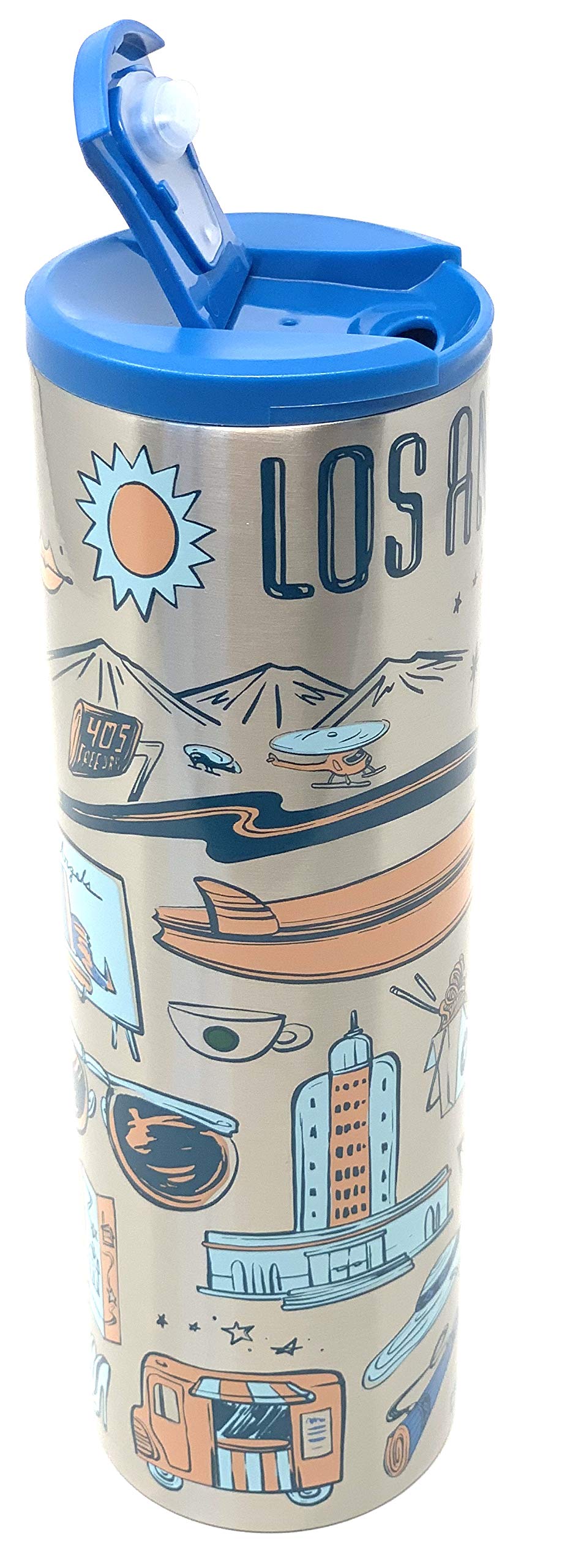 Starbucks Los Angeles Vacuum Insulated Stainless Steel Traveler Tumbler, 16 Oz