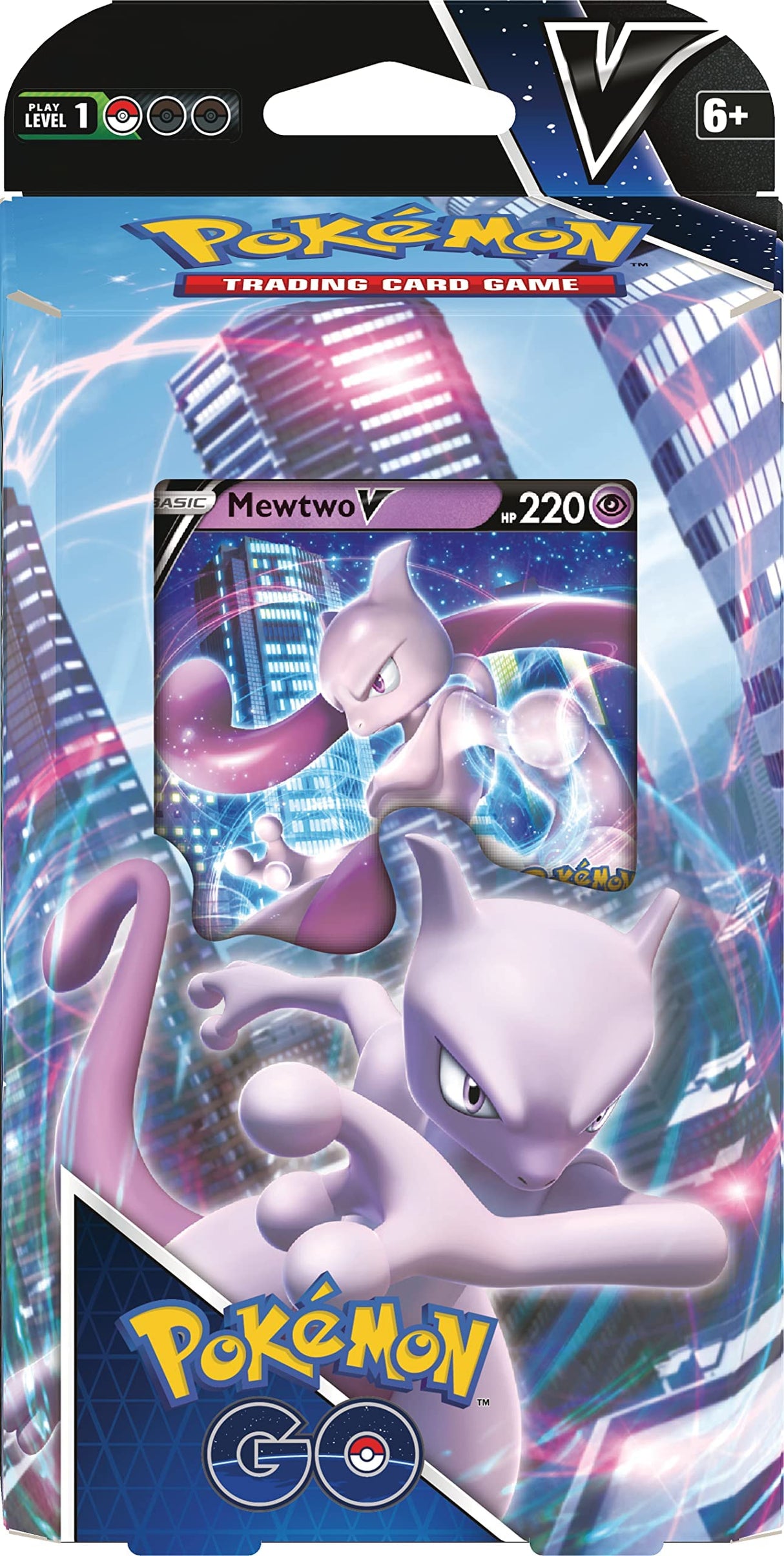 Pokémon TCG Pokémon GO Mewtwo V Battle Deck (60 Cards, Ready to Play)