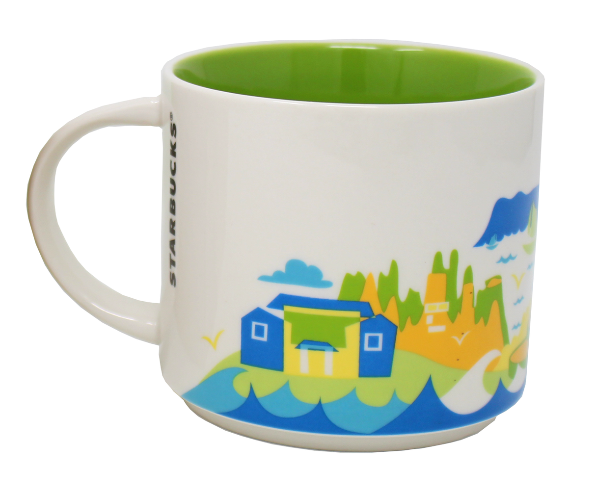 Starbucks You Are Here Series Kunming Ceramic Mug, 14 Oz
