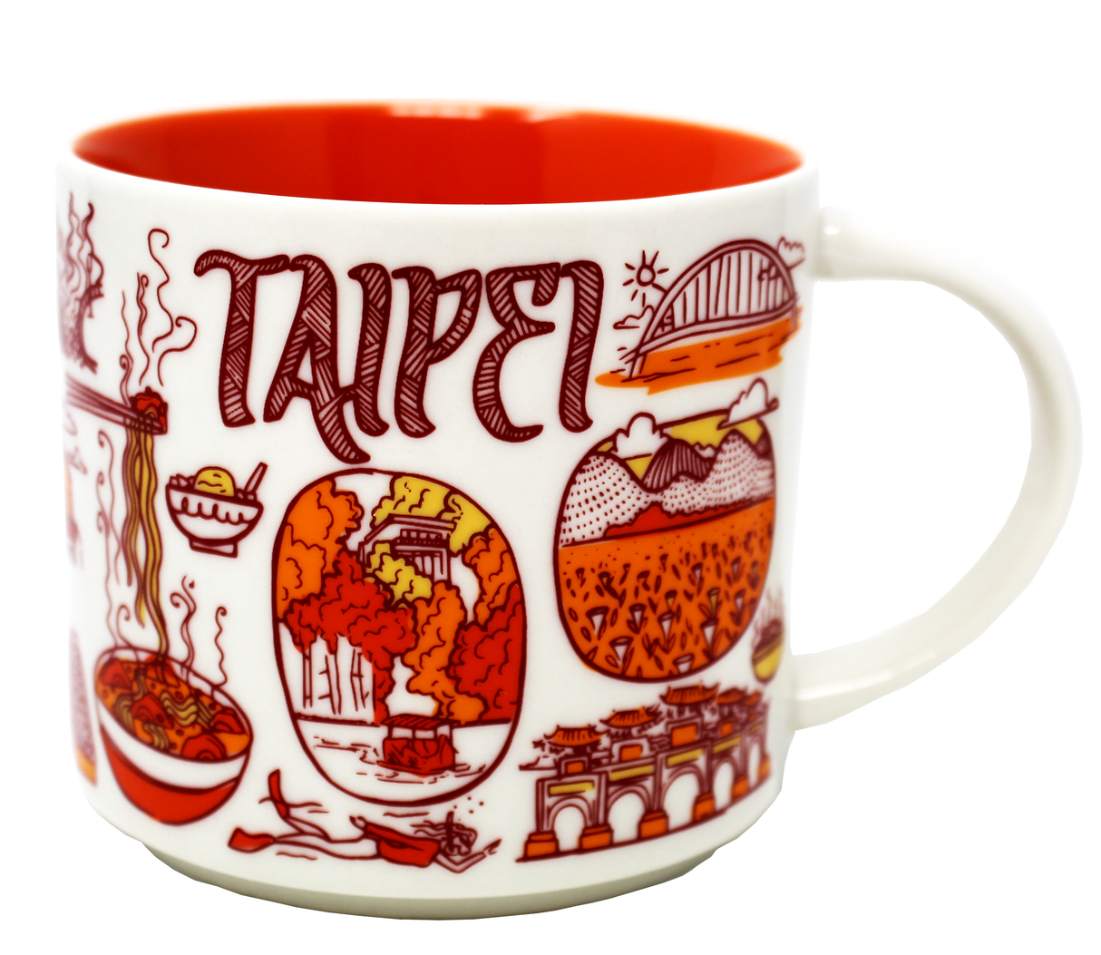 Starbucks Been There Series Taipei Ceramic Mug, 14 Oz