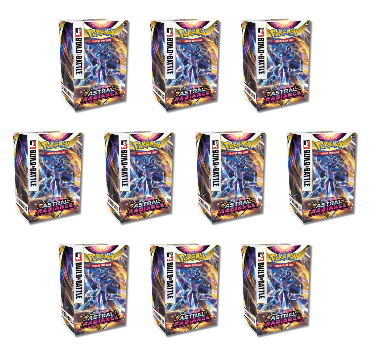 Pokemon Sword & Shield Astral Radiance | 10 Build and Battle Boxes