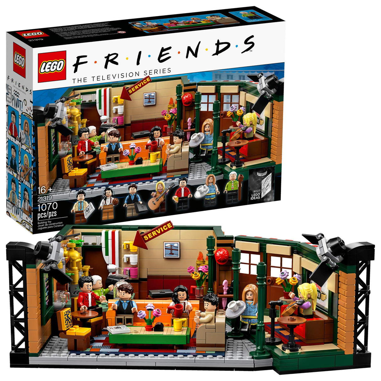 LEGO Ideas 21319 Central PERK Building Kit (1,070 Pieces) (Like New, Open Box)