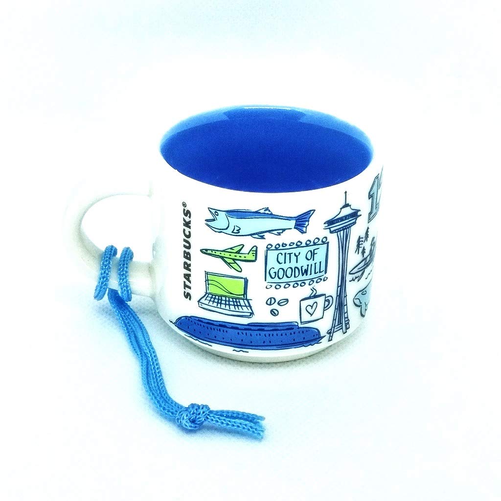 Starbucks Been There Series Seattle Demitasse Ornament, 2 Oz