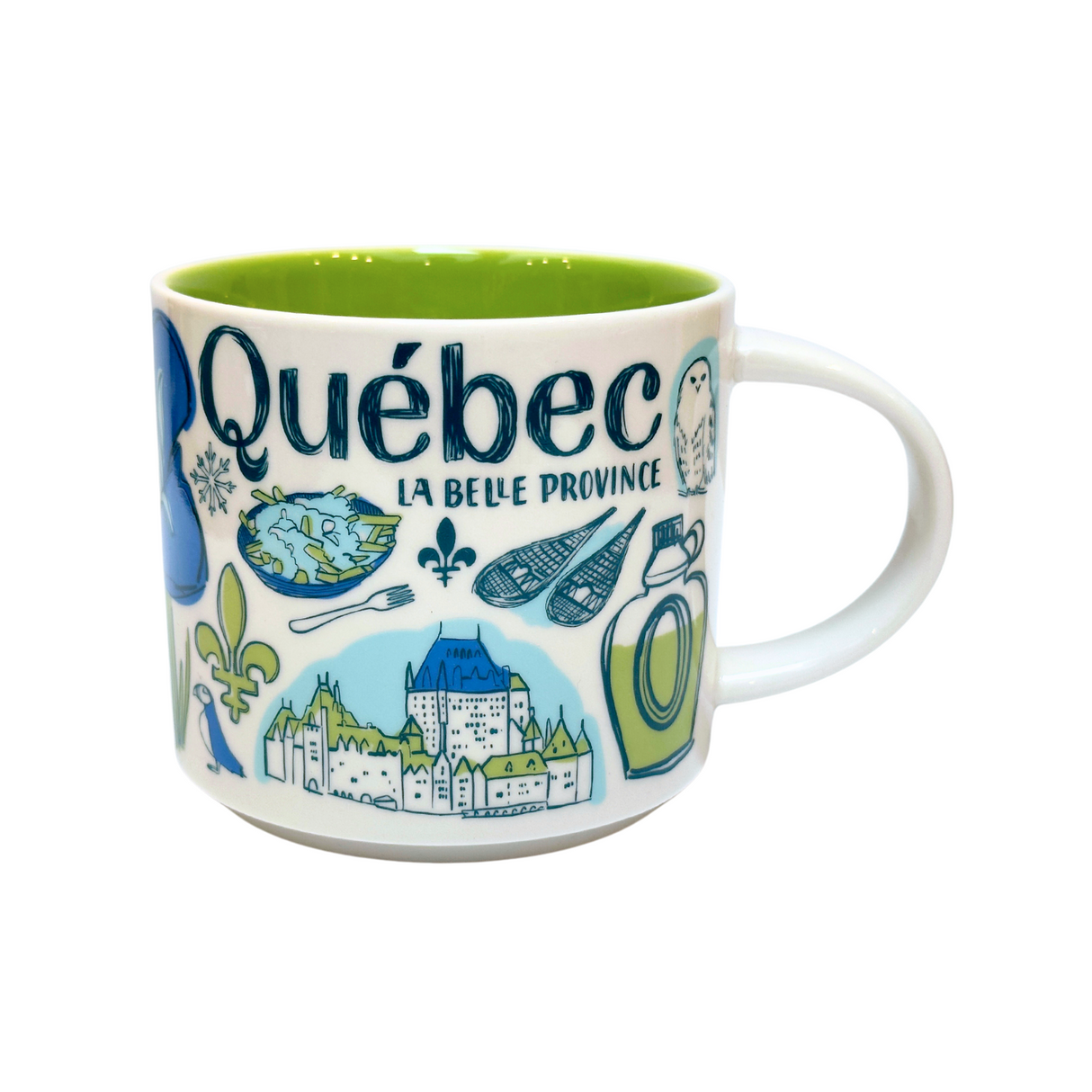 Starbucks Been There Series Quebec Ceramic Coffee Mug, 14 Oz