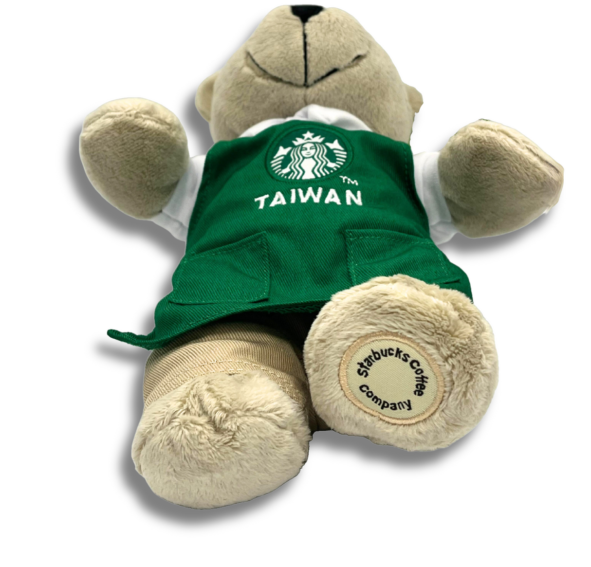 Starbucks Taiwan Bearista Bear with Green Apron