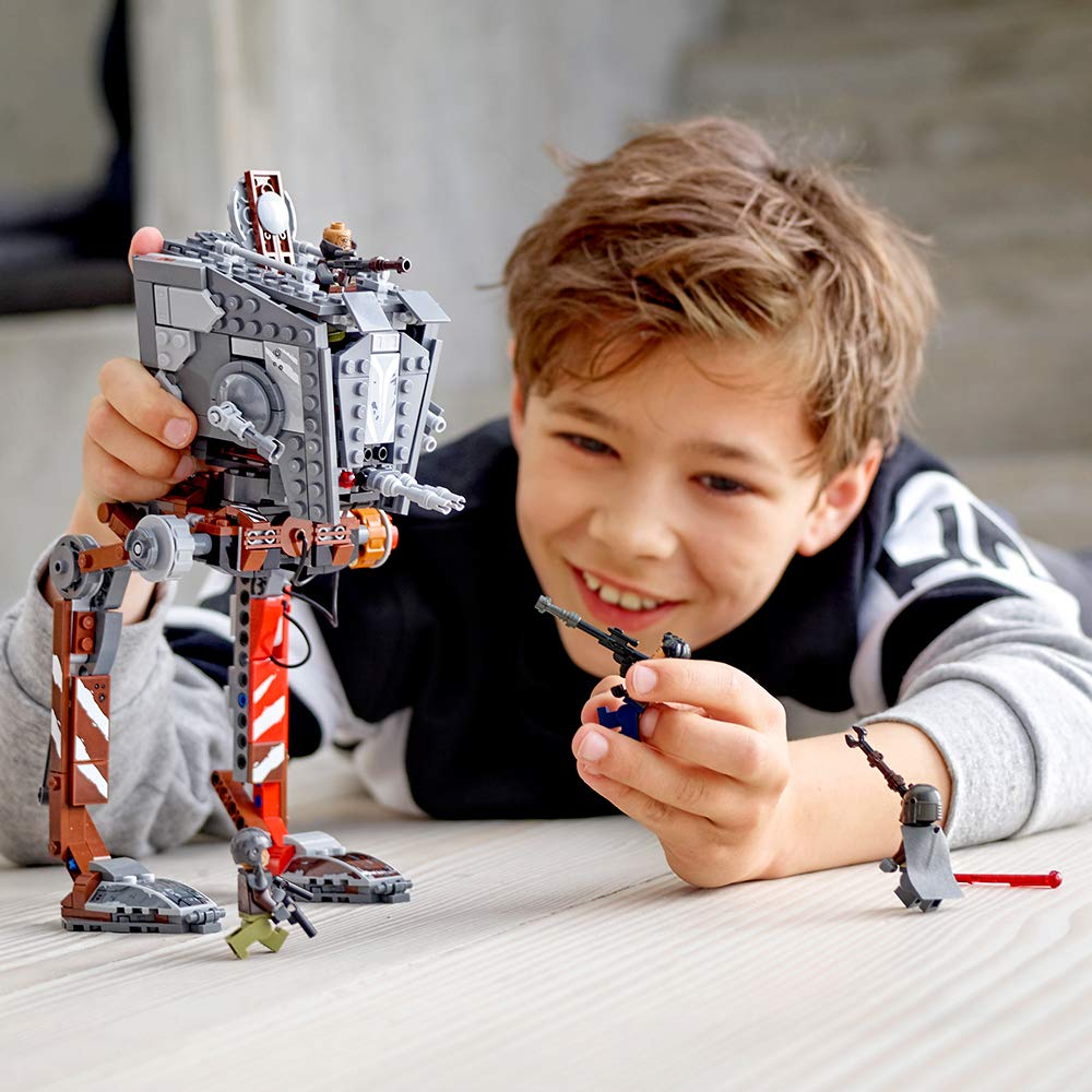 LEGO Star Wars AT-ST Raider 75254 The Mandalorian Collectible All Terrain Scout Transport Walker Posable Building Model, New 2019 (540 Pieces)