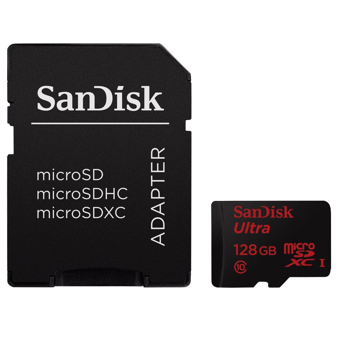 SanDisk Ultra 128GB UHS-I/Class 10 Micro SDXC Memory Card Up To 48MB/s With Adapter- SDSQUNC-128G