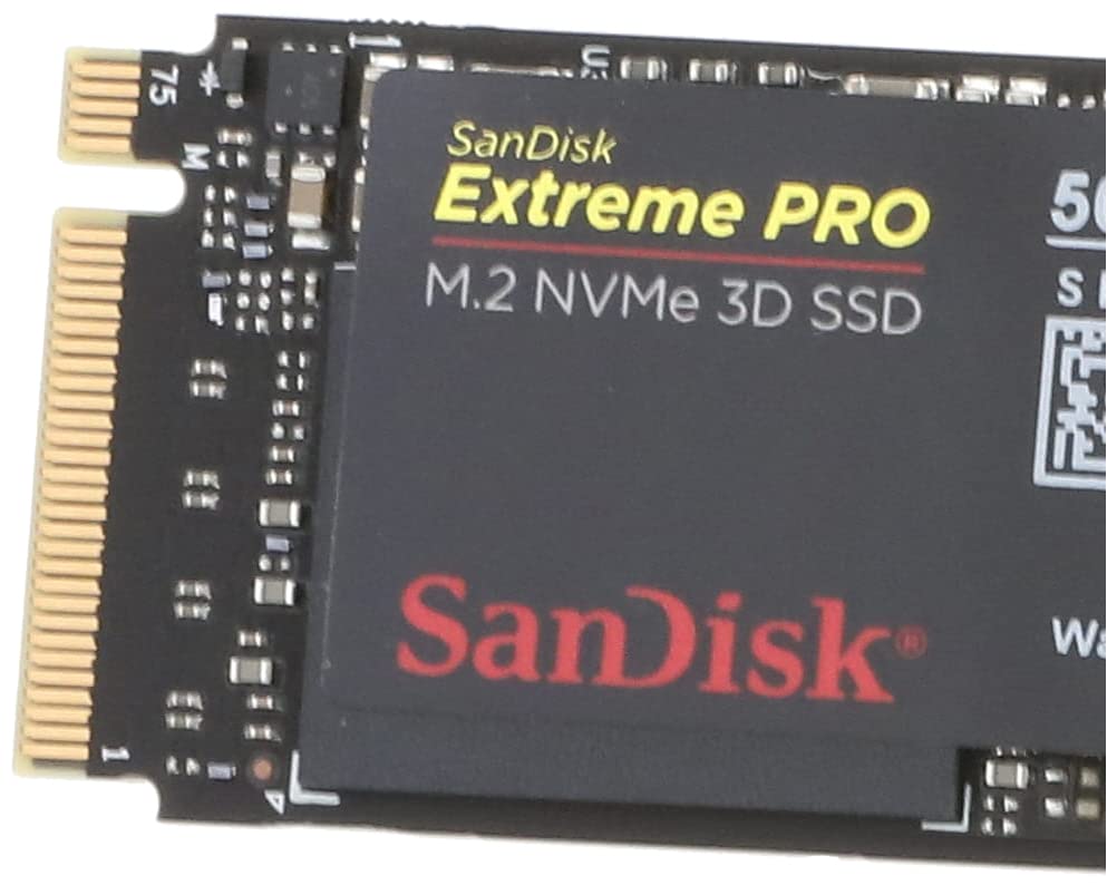 SanDisk Extreme PRO M.2 NVMe 3D SSD - 500GB (SDSSDXPM2-500G-G25)